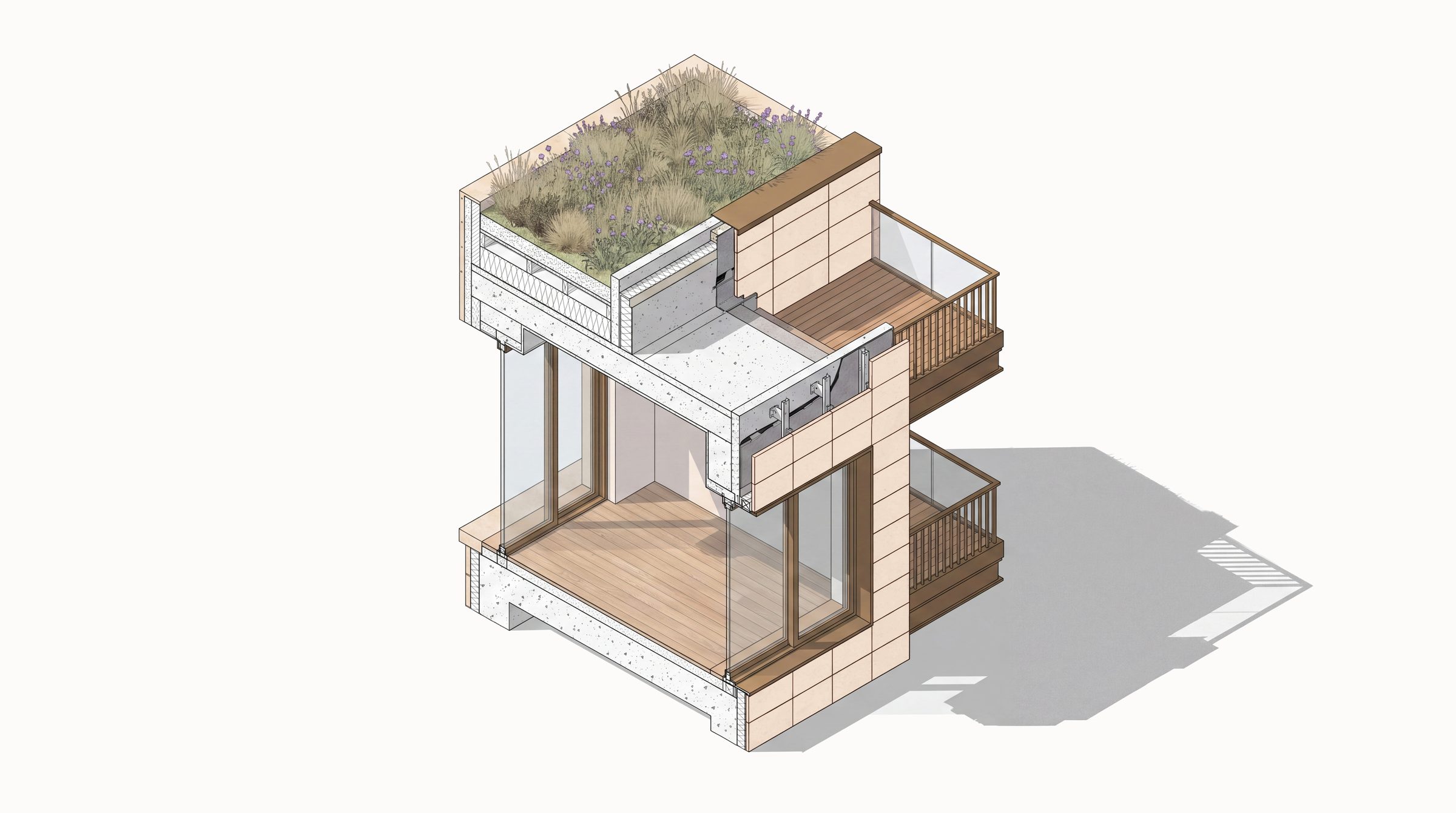 Facade axonometric