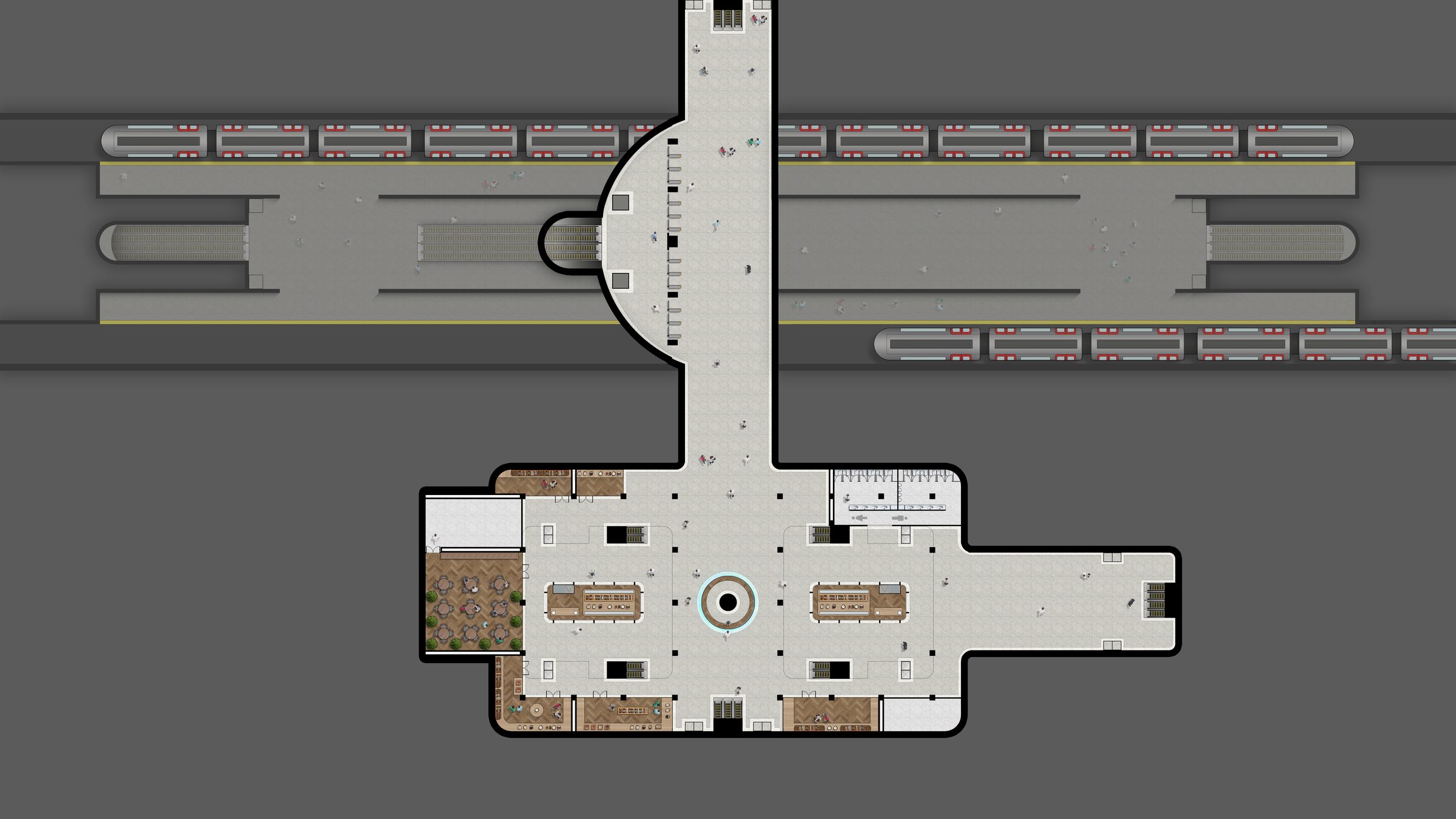 Concourse level