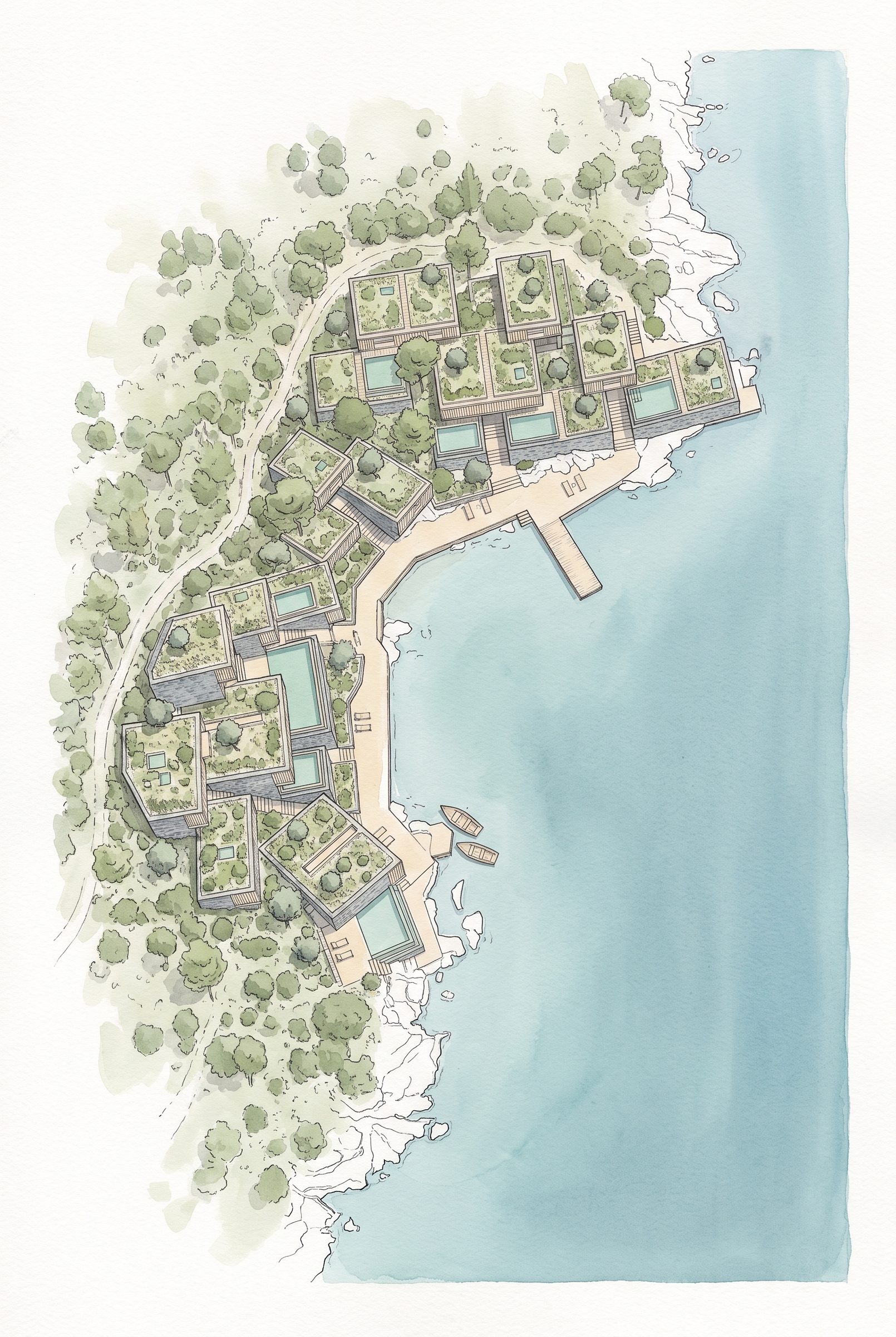Masterplan of the headland