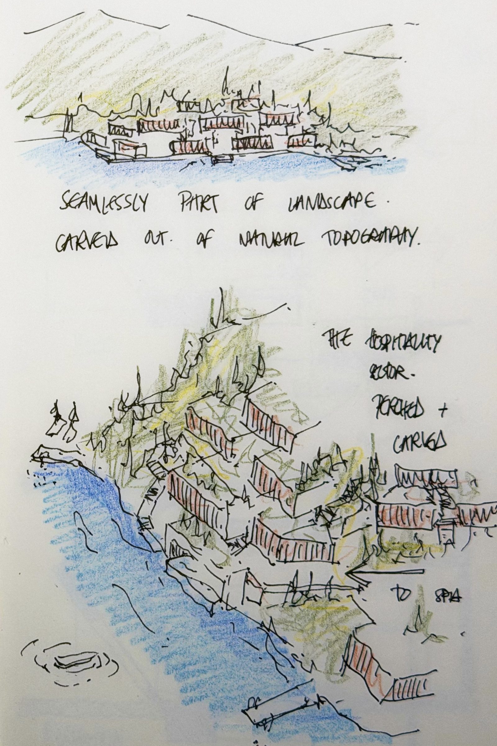 Sketch, a seamless part of the landscape